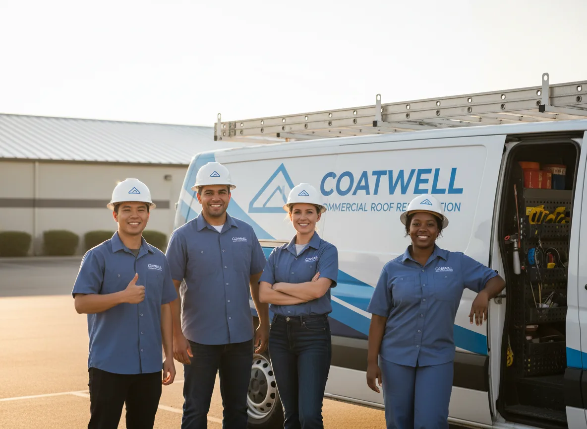 Commercial roof coating company in Newtown, VA